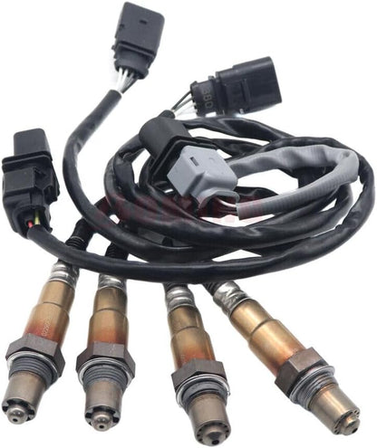 ya 11 9.14 zhengce 4 Pack Oxygen O2 Sensor for Porsche for Cayenne 3.6L V6 2008-2010 Upstream