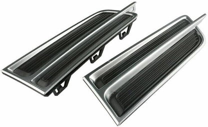 ya 4 8.10 Pair Front Fog Driving Light Cover Trim Grille Fit for Cadillac XTS 2013-2017