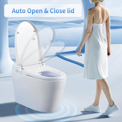 ya 28 10.13 baidi Tankless Toilet Built-In Bidet (-Piece) - Auto Flush/Open/Close