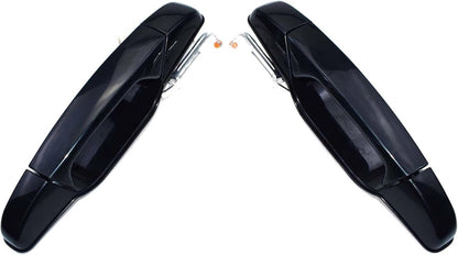 ya 2 8.15 Outside Door Handle Left and Right Rear Black for Chevrolet for GMC for Cadillac 2007-2013