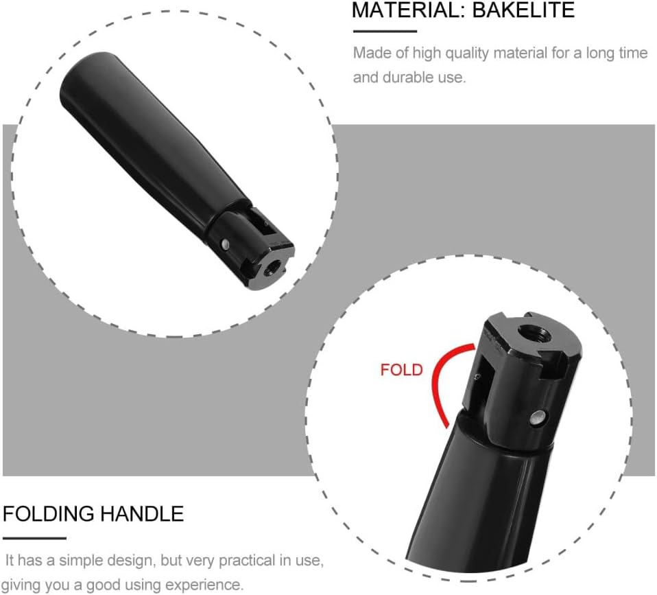 ya 26 10.21 baidi 2pcs Grip Handle Revolving Handwheel Handle Threaded Lathe Handle