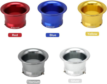 ya 2 8.15 50mm PE28 30 Carburetor Velocity Stack CNC Air Filter Cup for Carb