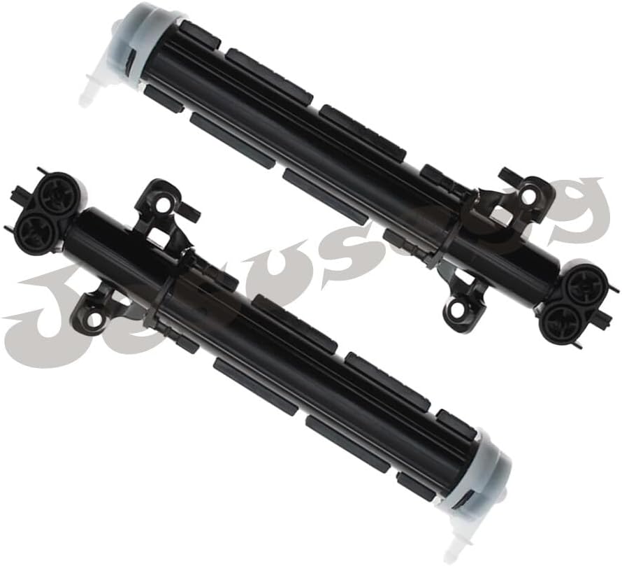 ya 9 10.24 2pcs Washer Fluid Jet- Headlight Cleaning 31391838 for Volvo S60 Mk2 Black RH+LH