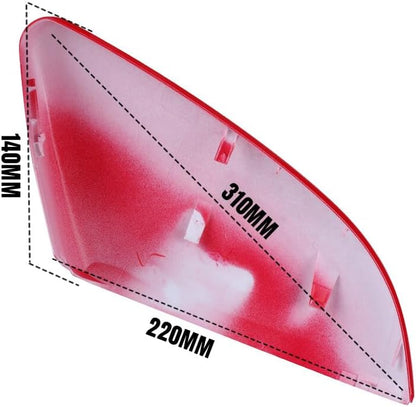 ya 11 9.14 baidiSide Mirror Cap Cover fit for Honda for Civic 2016-2021 Red Driver Left Side LH