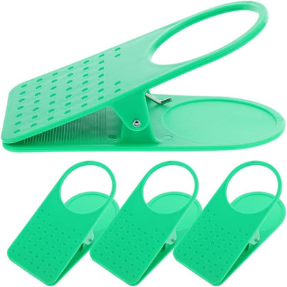 ya 26 10.21 baidi 4 Pcs Sun Lo Cup Holder Clip Office Desk Side Stora Clamp