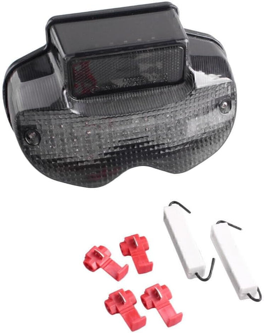 ya 4 8.8.2 LED Tail Light with Turn Signals Fit for Suzuki Bandit 600 1200 2001-2005 Smoke