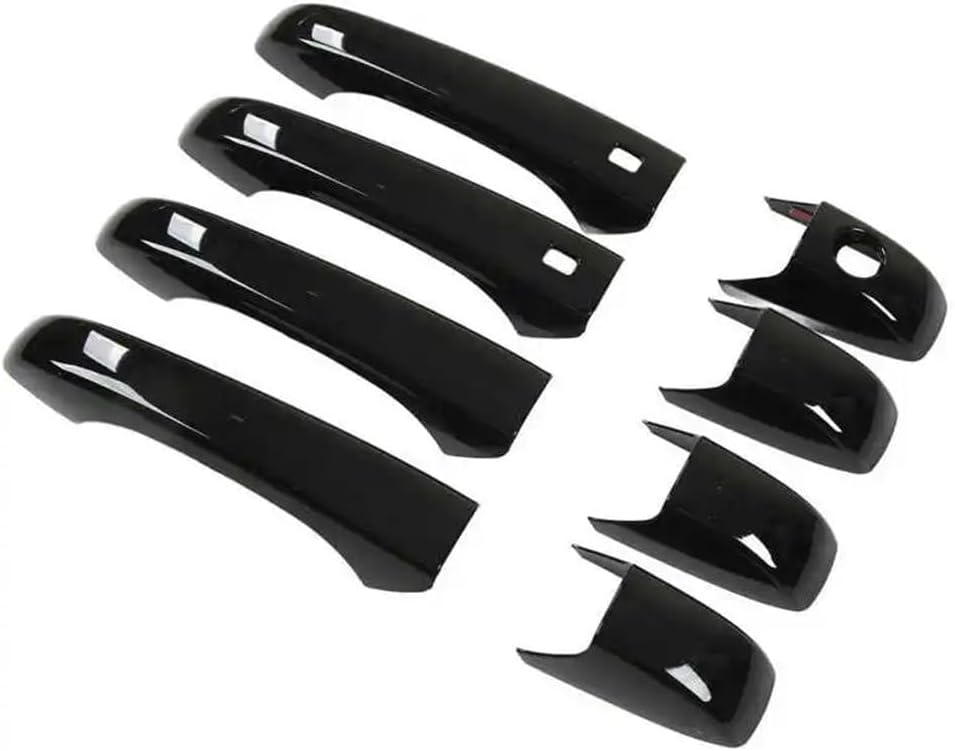 ya 5 8.10 Car Glossy Black Door Handle Cover for Jeep for Grand Cherokee for Dodge Durango 2011-20