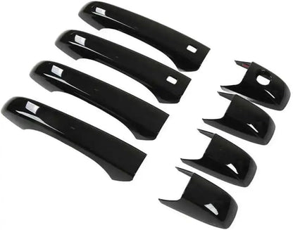 ya 5 8.10 Car Glossy Black Door Handle Cover for Jeep for Grand Cherokee for Dodge Durango 2011-20
