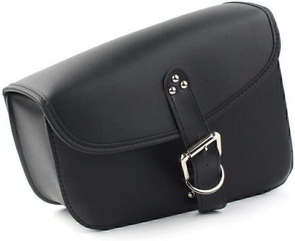ya 11 9.14 baidiPU Leather Saddlebag Saddle Bag for Harley Sportster Iron 72 883 1200 Left Side