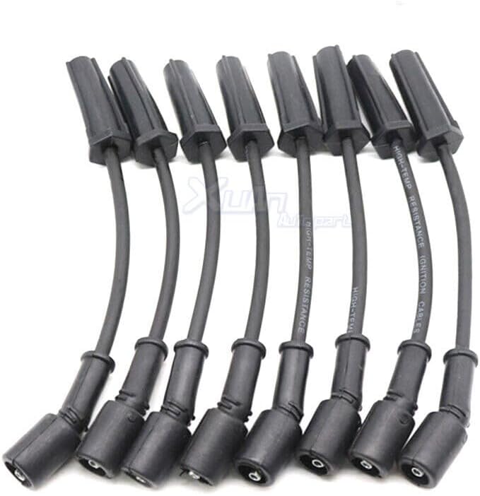 ya 7 8.24 baidi 8pcs NEW Spark Plugs Wires for GMC for Sierra for Chevy for Silverado for Hummer 5.3 6.0 9748HH