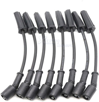 ya 7 8.24 baidi 8pcs NEW Spark Plugs Wires for GMC for Sierra for Chevy for Silverado Hummer 5.3 6.0 9748HH