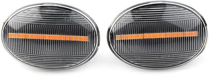 ya 4 8.8 2 Pieces Dynamic Clear LED Side Marker Signal Lights for Mini Cooper R55 R56 R57 R58