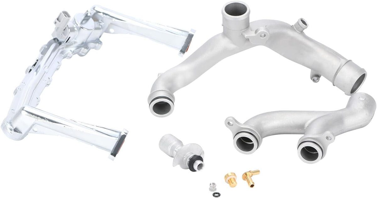 ya 11 9.14 baidifor Jaguar for Land Rover 3.0L 5.0L Oil cool New Upgraded Metal Coolant Outlet Pipes