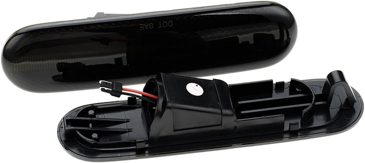 ya 4 8.10 4 Pack LED Smoked Side Marker Lights for 02-05 for Honda for Civic 7th Generation Si/SiR Hatchback 