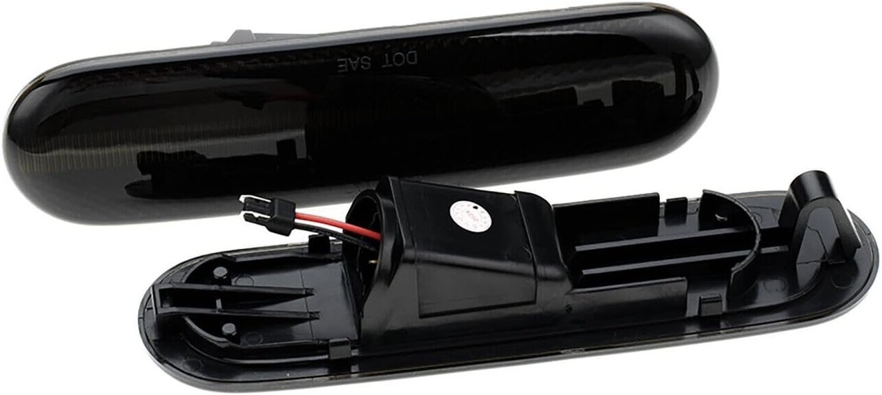ya 7 8.24 baidi 4 Pack LED Smoked Side Marker Lights for 02-05 for Honda for Civic 7th Generation Si/SiR Hatchback 