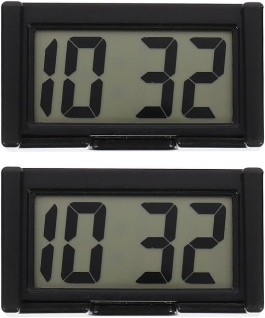 ya 4 8.14 2 Sets Car Electronic Clock Child Interior Automobile Vent Clocks