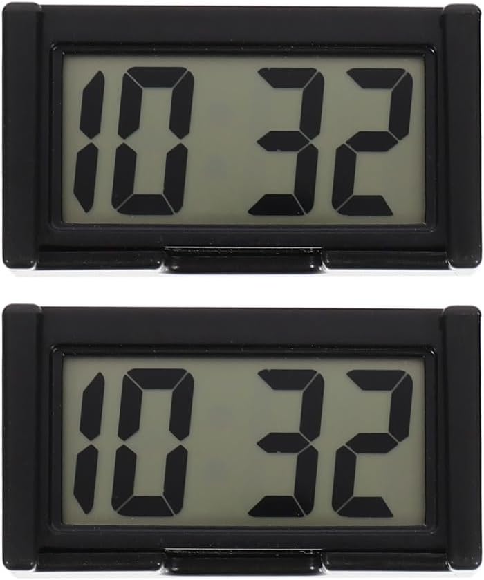 ya 4 8.24 baidi 2 Sets Car Electronic Clock Child Interior Automobile Vent Clocks