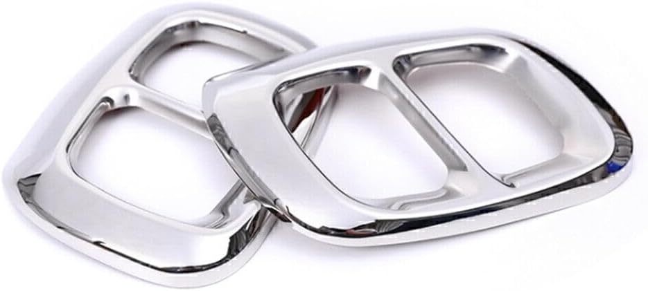 ya 4 8.14 2x Rear Exhaust Muffler Tail Pipe Cover Trim Fit for Benz GLA X156 2015-2018