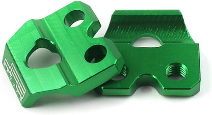 ya 6 8.24 baidi For KLX125 KX80 KX85 KX100 KX250F KX450F Green Brake Lines Hose Clamp Holder Set