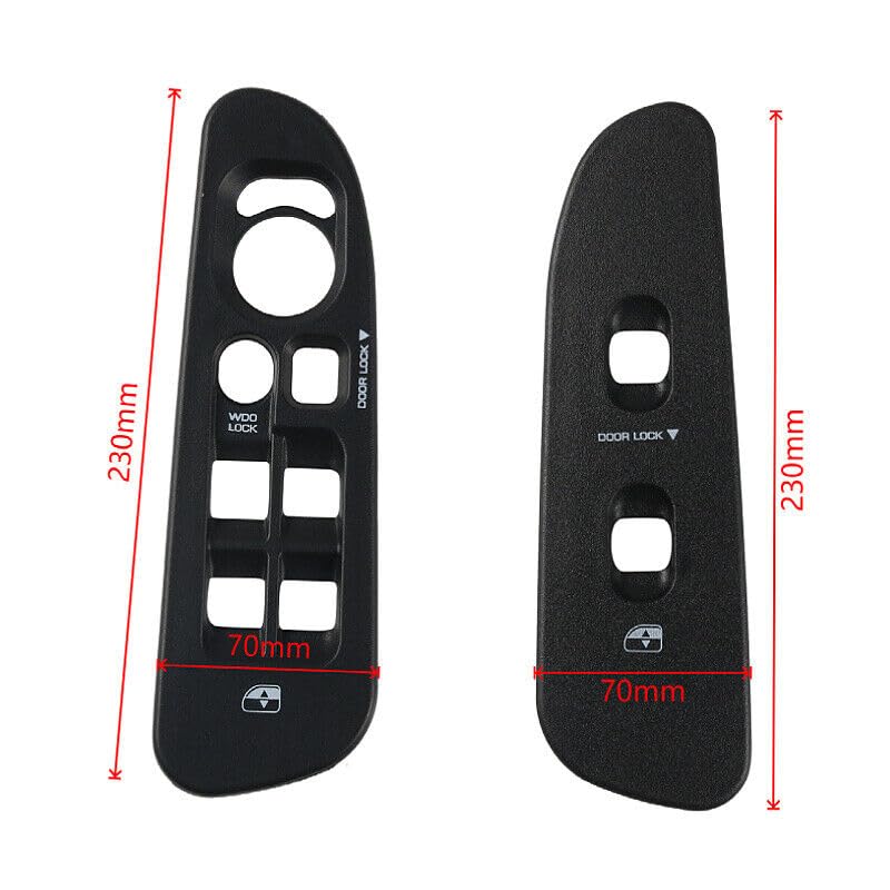 ya 4 8.8.2 2-Piece Window Switch f for Ram e Suitable for The Front Left and Right of for Dodge for Ram 1500 from 2006 to 2008