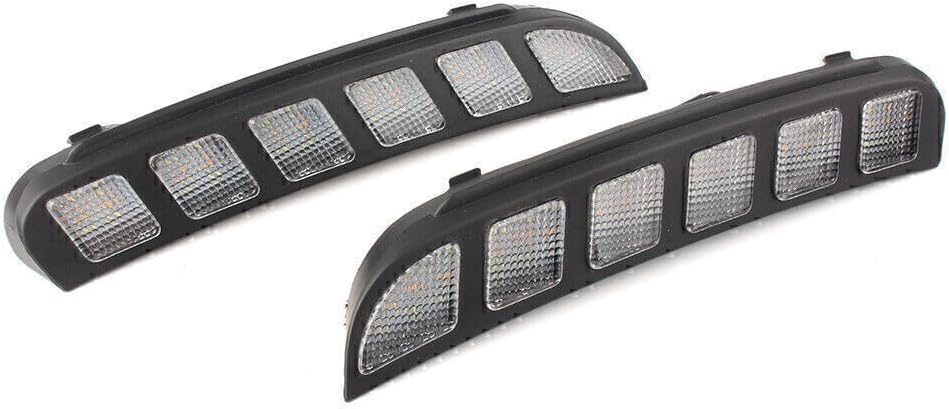 ya 4 8.10 2X LED Daytime Running Fog Lights Signal Lamp DRL for Ford Explorer 2016-2017