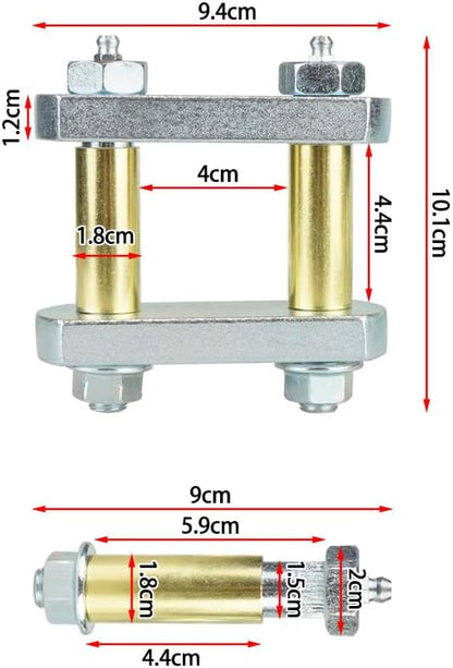 ya 10 9.16 baidi Set Heavy Duty Shackle Upgrade Kit for CRE3000 Stock & Equaflex 2.25 Shackles