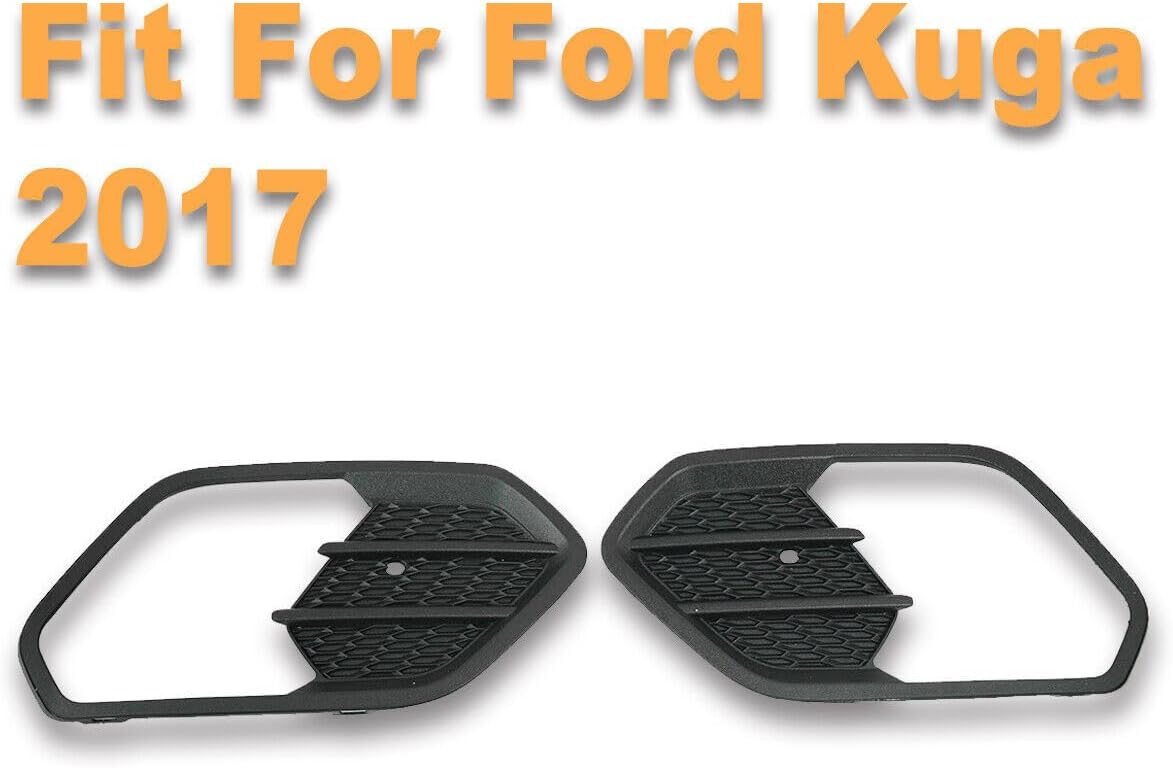 ya 7 8.24 baidi Front Fog Light Lamp Cover Bezels Right & Left for Ford Escape Kuga 2017-2019