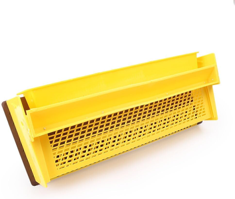 ya 4 8.14 For Beekeeping Tools Beehive Bee Pollen Trap Collector Yellow 15.35 * 7.95 * 3.94