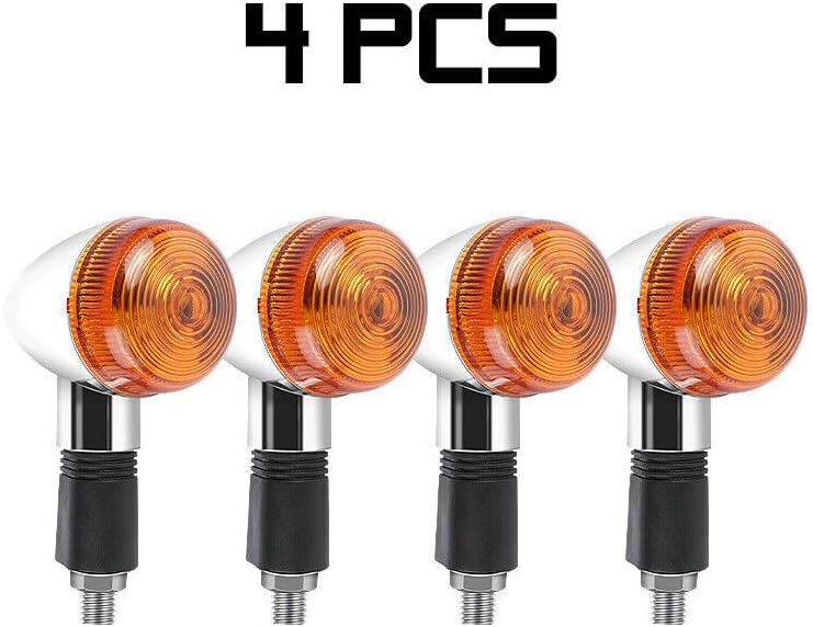 ya 2 8.15 4PCS Amber Turn Signal Lights for Kawasaki Vulcan VN 1500 1600 1700 2000 800 900