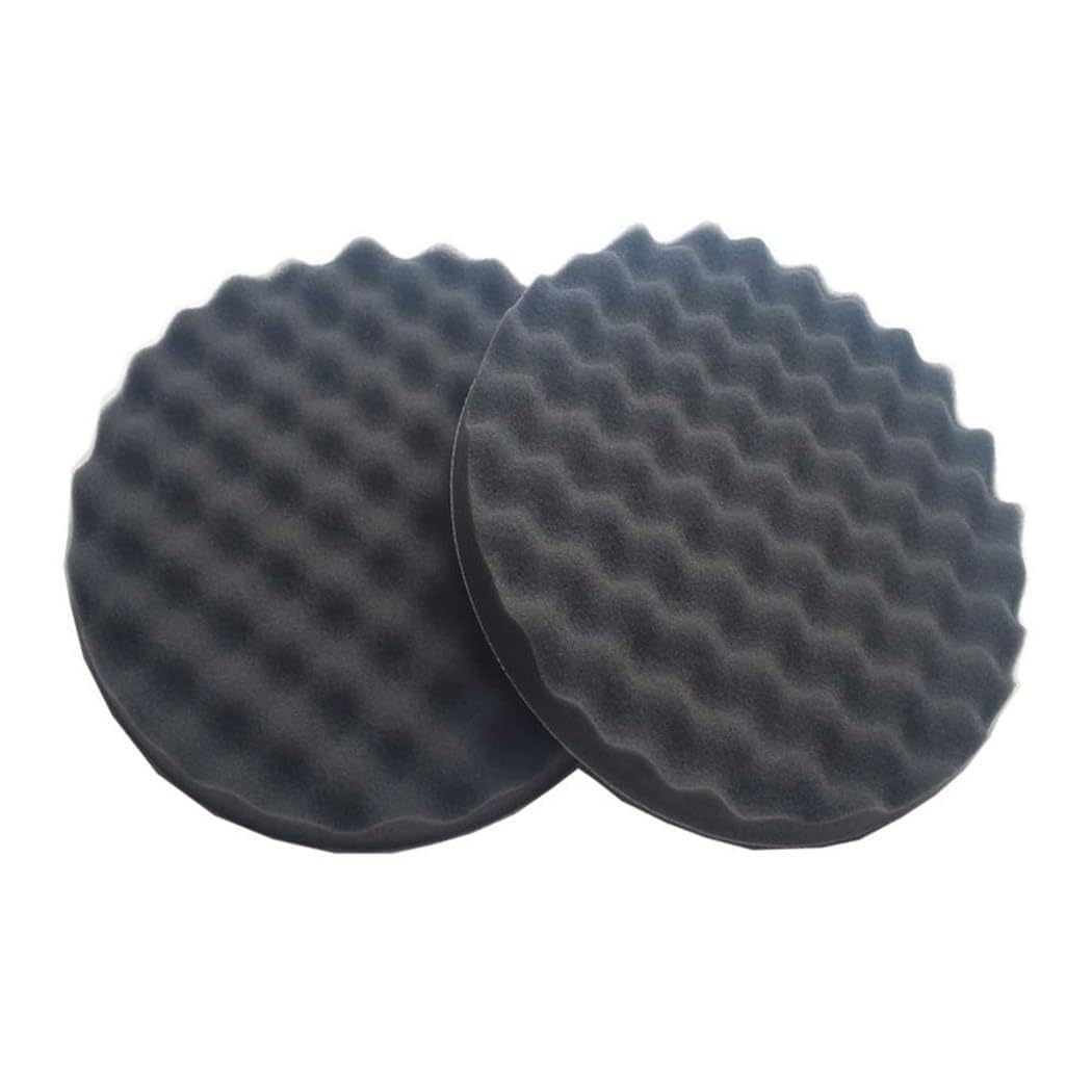 ya 13 9.15 baidi 2Pcs/Set 05725 8 Inch Round Single-Sided Foam Polishing Pad Tool Kit Black New