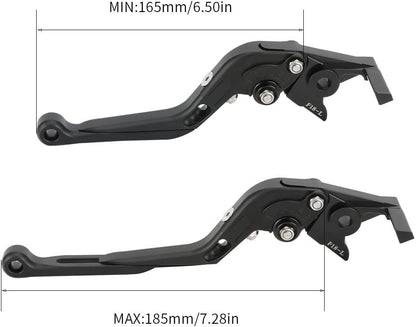 ya 4 8.24 baidi Adjustable Folding Extendable Clutch Brake Lever for Honda CMX1100 Rebel/Touring