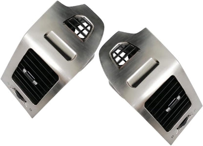 ya 4 8.10 2X Silver Air Outlet Instrument Panel Side Left+Right Side For 2006-2020 for Pajero