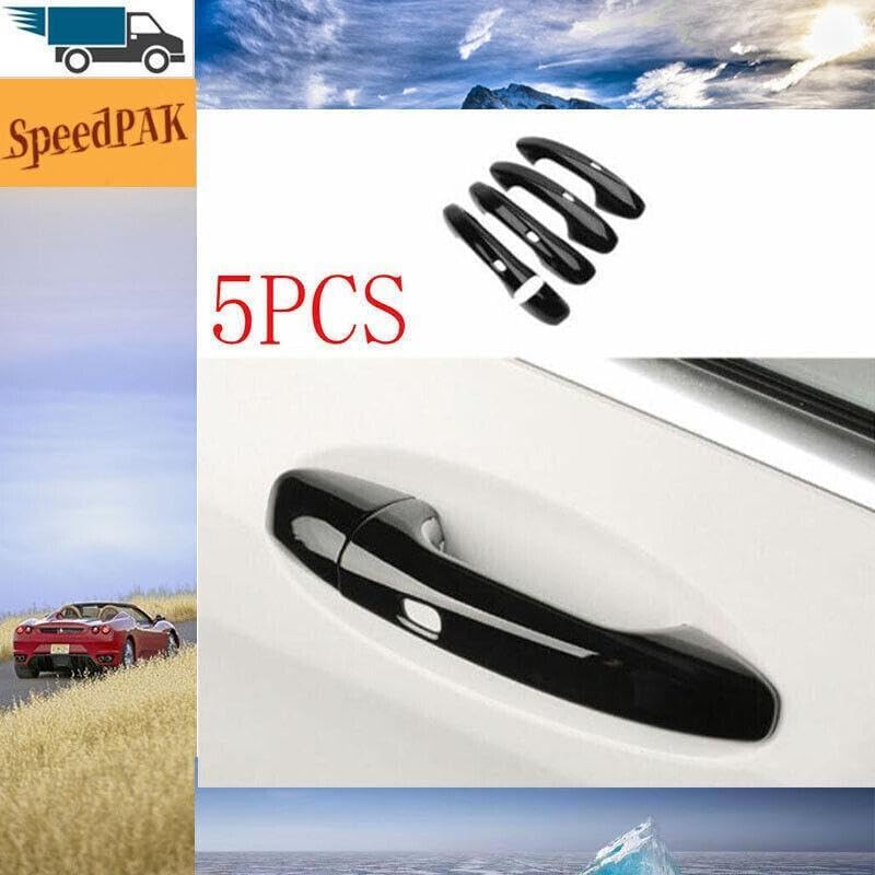 ya 2 8.15 ABS Gloss Black External for Smart Door Handle Cover for Mercedes E Class 16-21