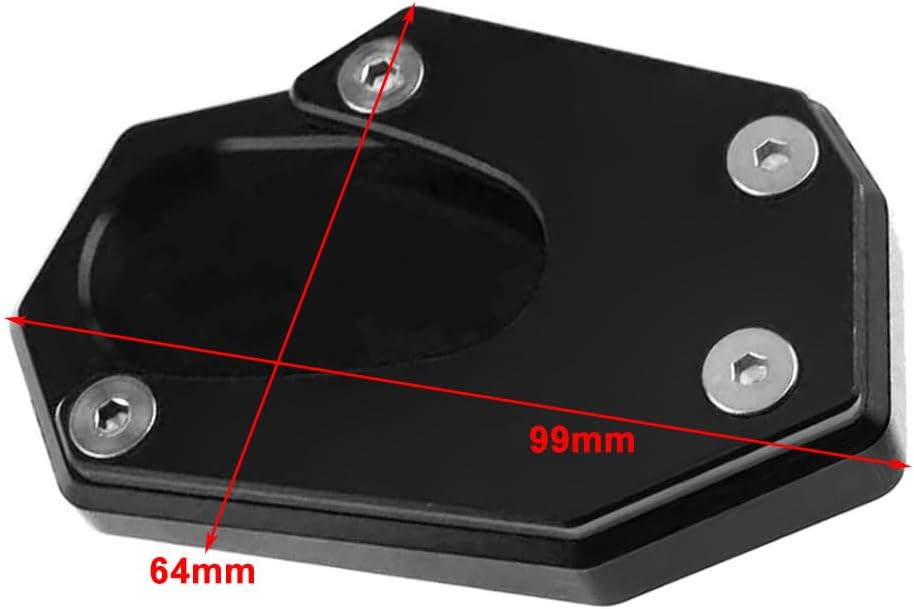 ya 2 8.15 Side Stand Enlarge Kickstand Pad Blue for Suzuki V-STORM 800DE 2023