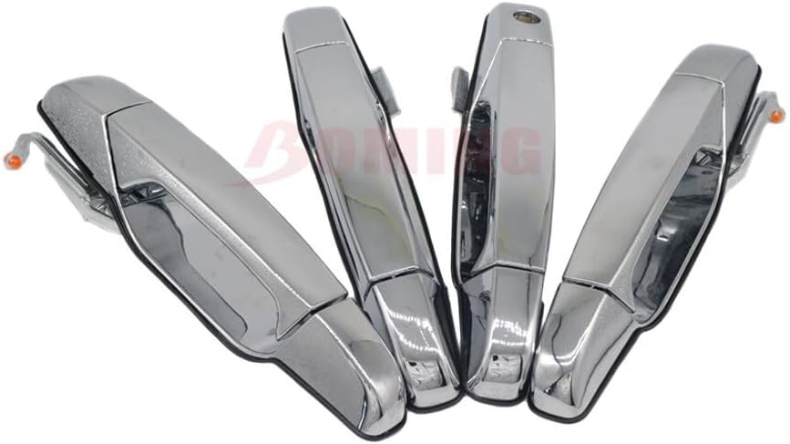 ya 2 8.15 Chrome Front and Rear for 07-13 for Chevrolet Tahoe for GMC Yukon Sierra Denali Door Handles 