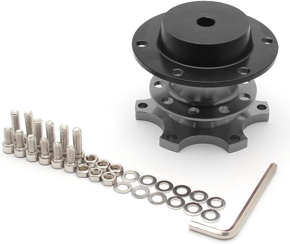 ya 5 8.24 baidi Sports Steering Wheel Quick Release Snap Off Boss Kit Hub Adapter Universal