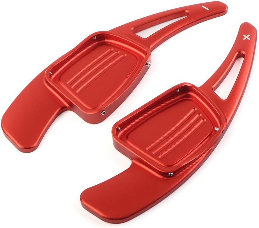 ya 5 8.24 baidi Red Steering Wheel Shift Paddle Shifter Fit for Audi A3 A4L A5 A6L S3 S4 Q2 Q5L Q7