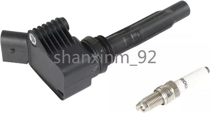 ya 9 10.24 4X Ignition Coil & Spark Plugs for VW for JETTA 1.4L 13-19 A3 Sportbac 16-18 UF718