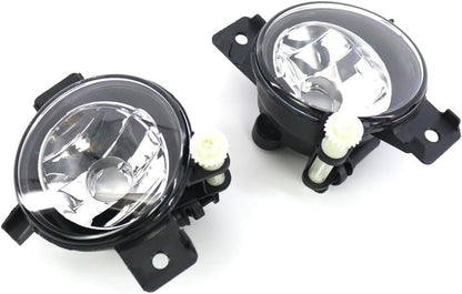 ya 13 9.15 baidi Pair Front Bumper Fog Light Lens Lamp Cover Clear For for BMW X5 E70 2011 2012 2013