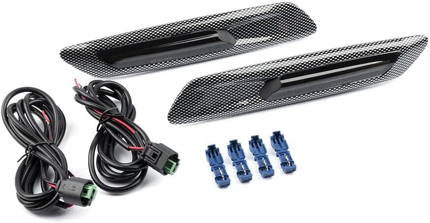 ya 7 8.24 baidi 2pcs LED Dynamic Side Marker Fender Turn Signal Light LCI for BMW 5 Series F10/F11