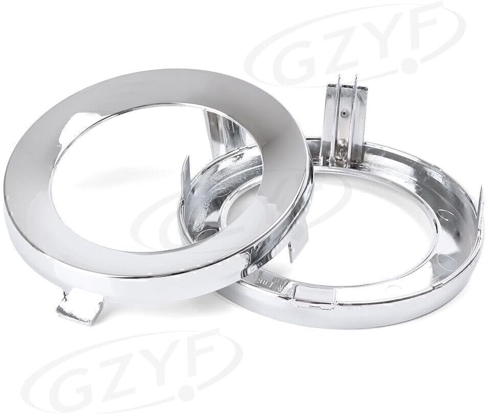 ya 2 8.15 Front Fog Light Lamp Cover Trim Ring Fit for Subaru Forester 2009-2013 Chrome Pair