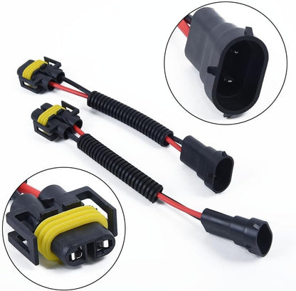 ya 13 9.15 baidi Foglight Headlight Bulb Extension Wire Harness Socket Connector For Car