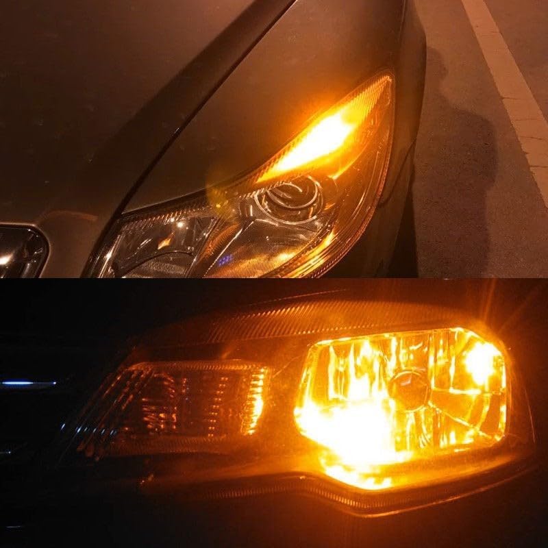 ya 13 9.15 baidi 12V Signal Light DC Orange 1Pair 158 Amber 175 Car 2821 Position Parking 2525