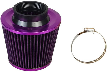ya 23 10.7 baidi 1Pc 3 76mm Inlet Cold Air Intake Cone Replacement Quality Dry Air Filter Purple
