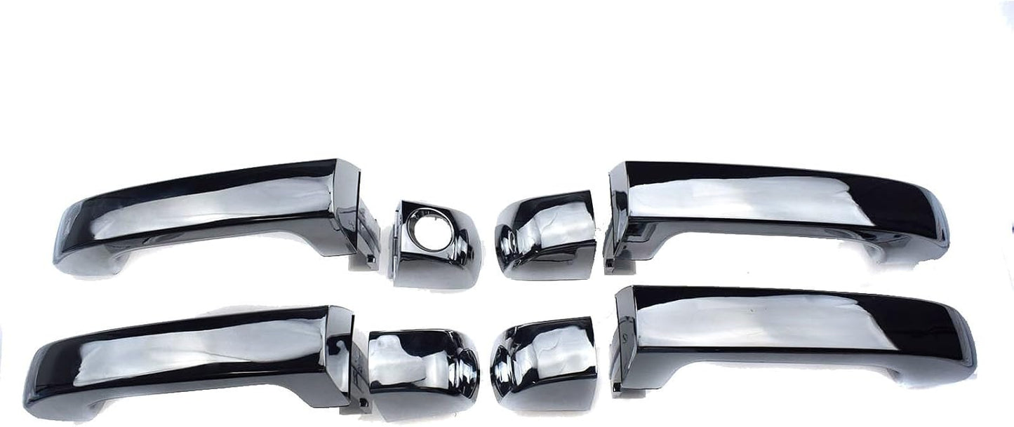 ya 2 8.15 Door Exterior Handle Chrome Set 4 Pieces for Hyundai Veracruz 2007-2012 82651-3J010