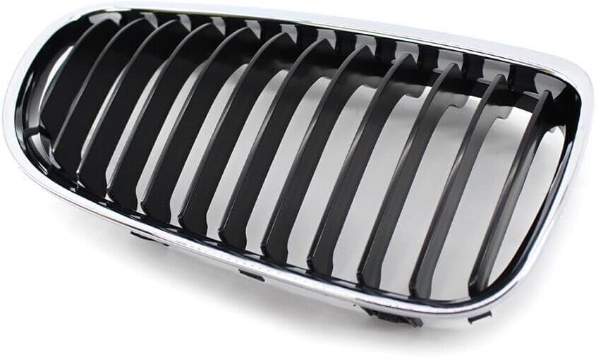 ya 4 8.14 Fit for BMW E90 E91 LCI 328i 335i Front Kidney Grille 2x Chrome Black 09-11