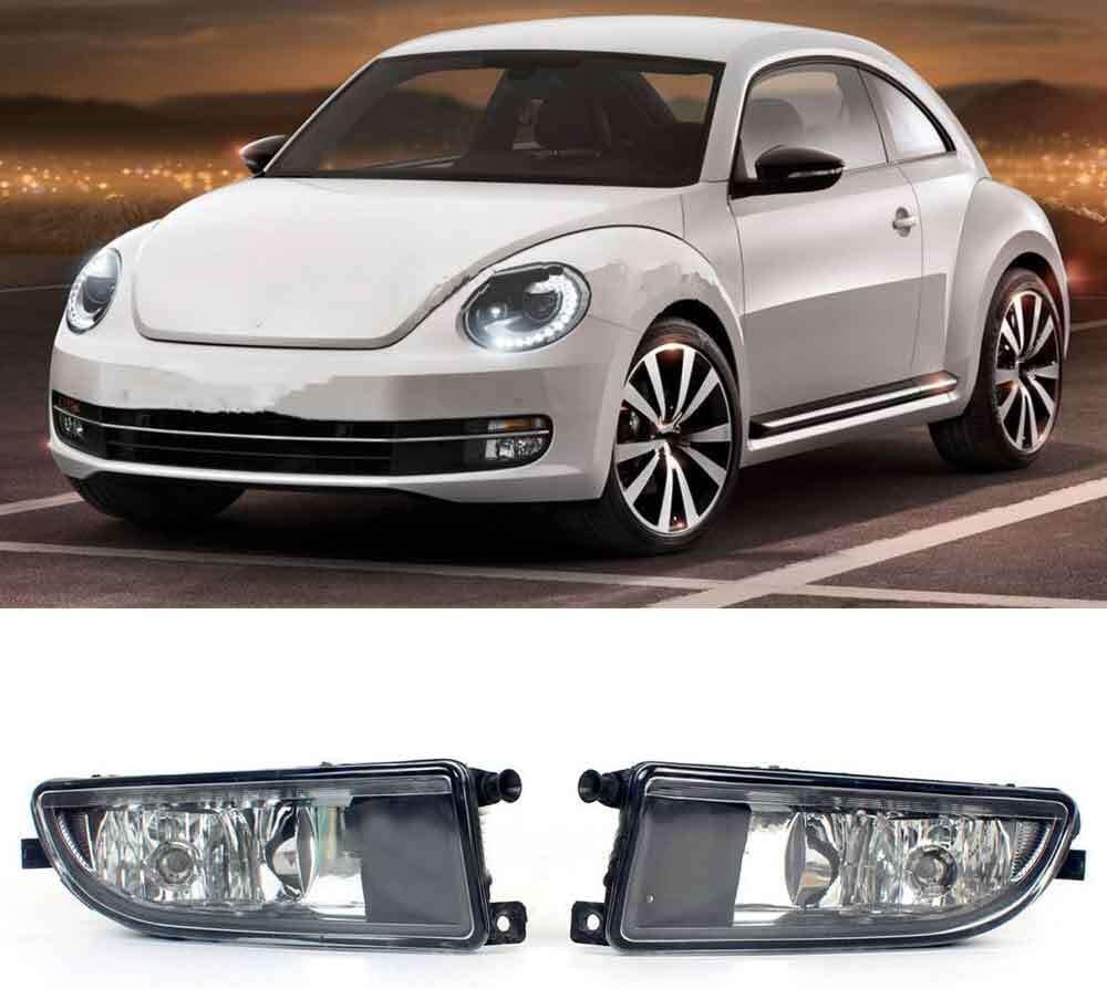 ya 10 9.16 zhengce Pair for VW Beetle 2012 2013 2014 2015 2016 Front Bumper Fog Light Lamp W/