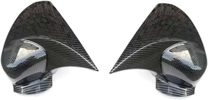 ya 11 9.14 baidiPair Carbon Fiber Rear View Mirror Cover for Honda for Accord 8th 08-17 Horn Style