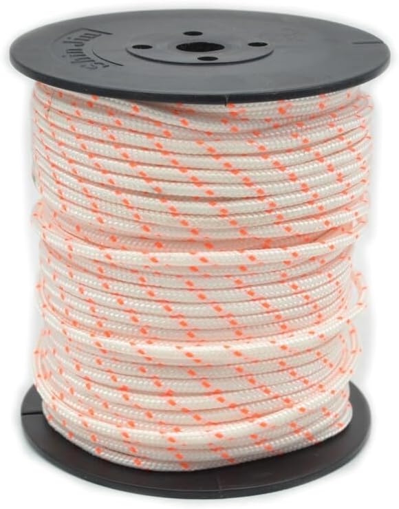 ya 26 10.21 baidi 50m 3mm Nylon Pull Starter Rope Oil Engine Cord for Trimmer Lawn