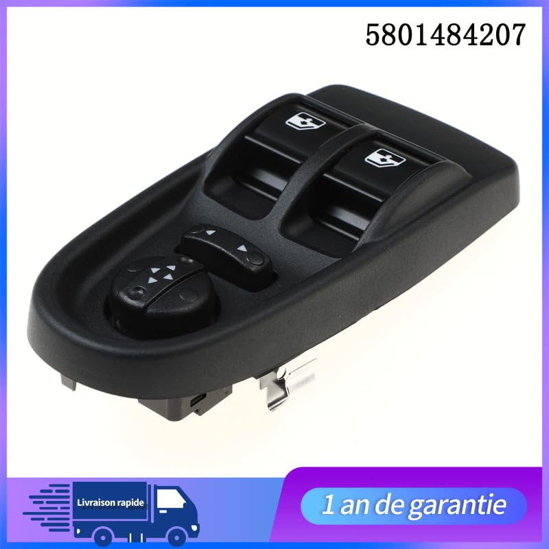 ya 13 9.15 baidi Interrupteur Bouton de Leve Vitre Gauche Retroviseur Pour Daily 11-14 58014